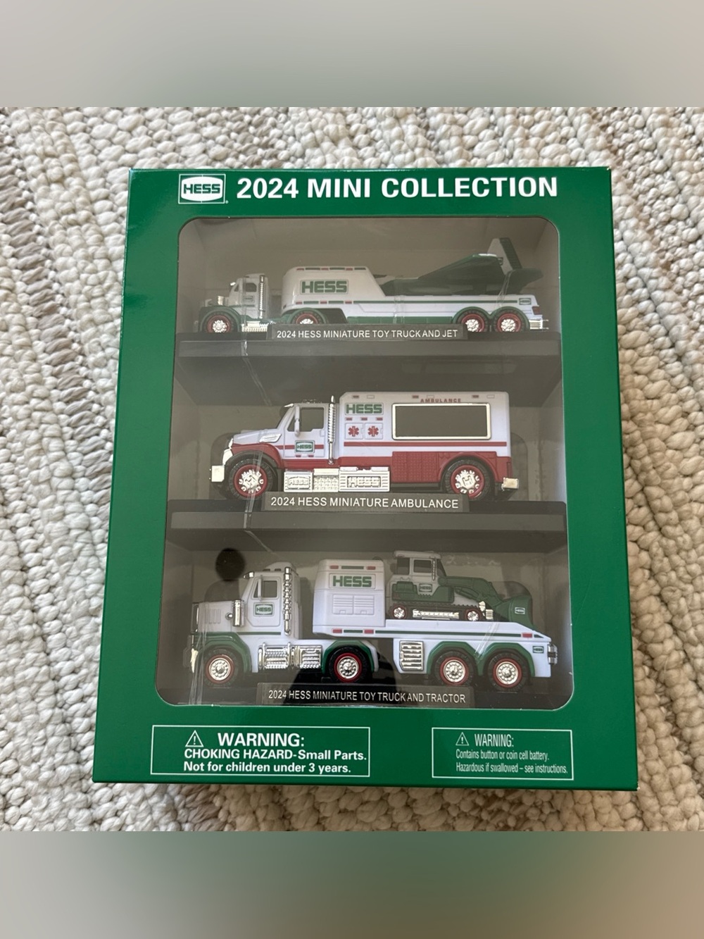 Hess 2024 Mini Collection New in Box T0312 Toy Truck JET Ambulance Tractor NIB